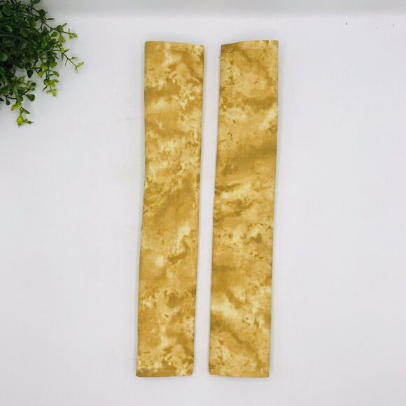 Set of 2 Refrigerator Handle Covers, Reversible, Neutral Tans Beige 14x5 - Picture 5 of 6